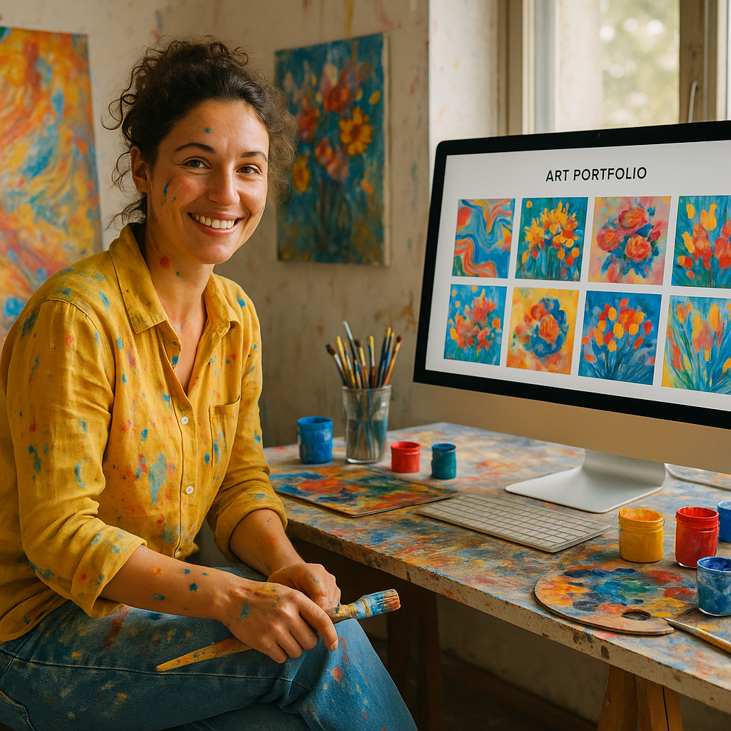 How to Build a Stunning Art Portfolio Website That Gets You Noticed