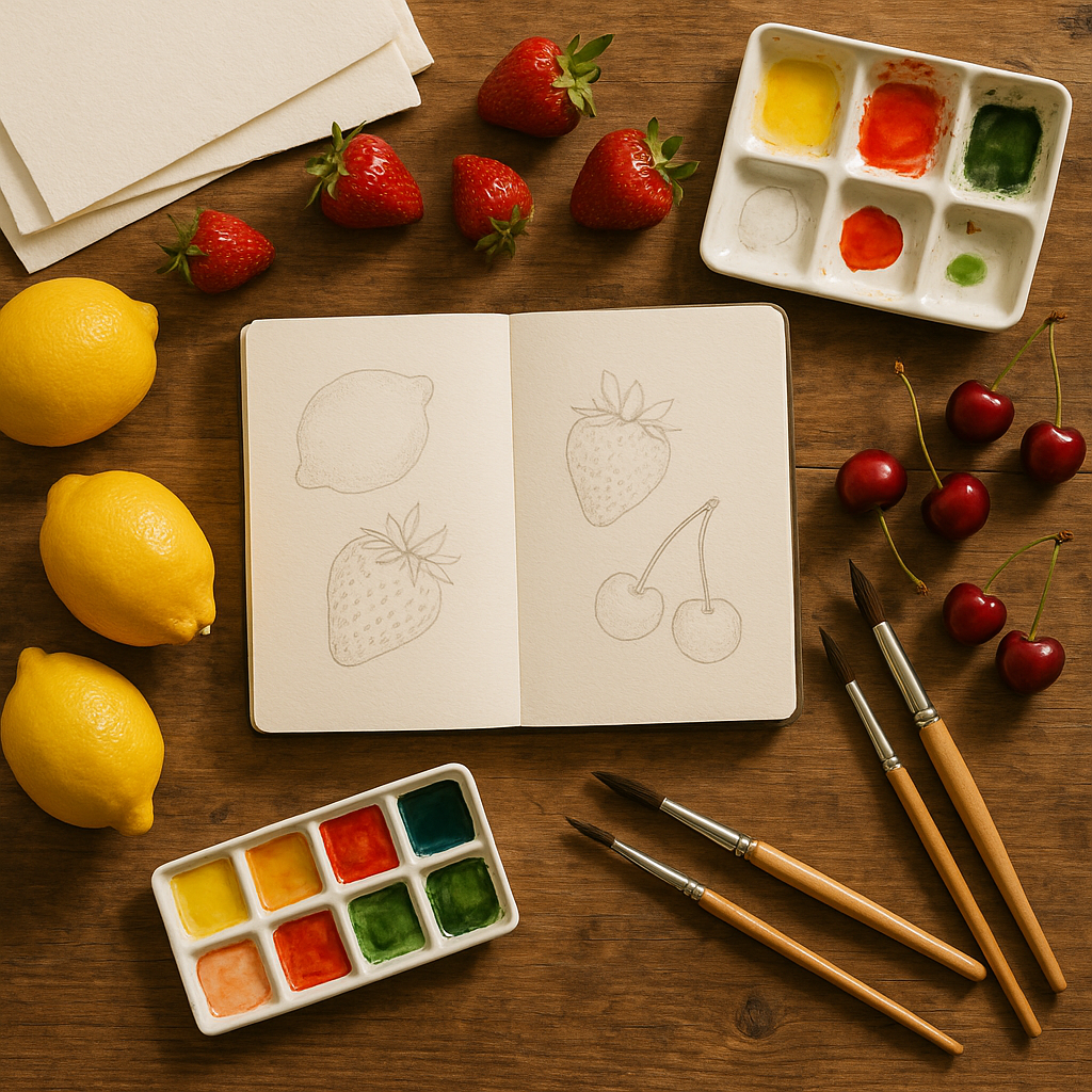 Botanical Illustration for Beginners: Drawing Fruit with Watercolour