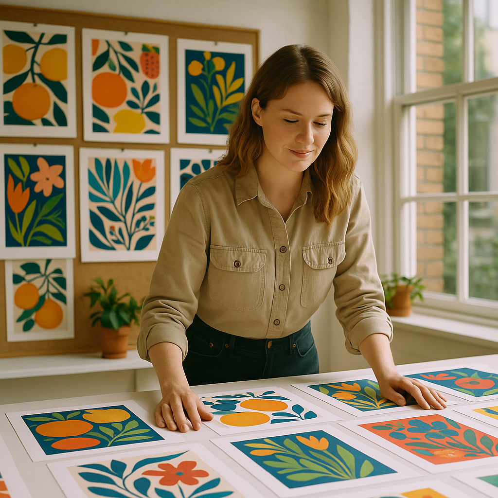 How to Turn Your Colourful Artwork into Sellable Prints Online in 2026