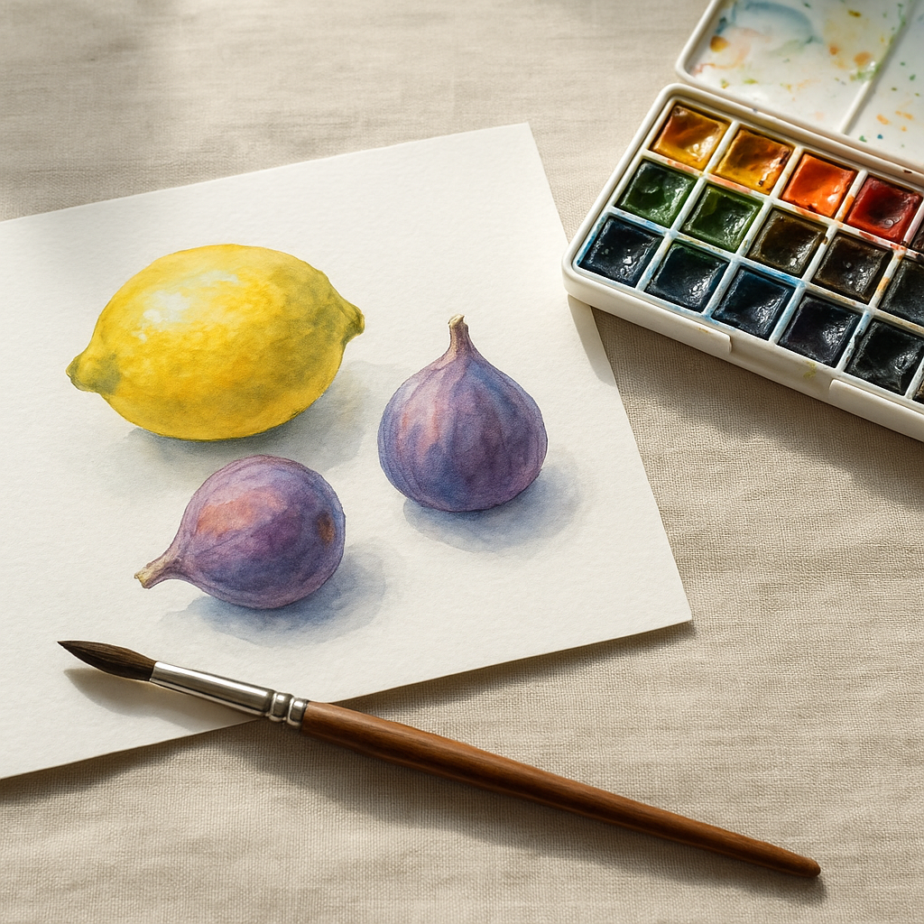 Watercolour Fruit Illustration for Beginners: Tips for Vibrant, Juicy Results