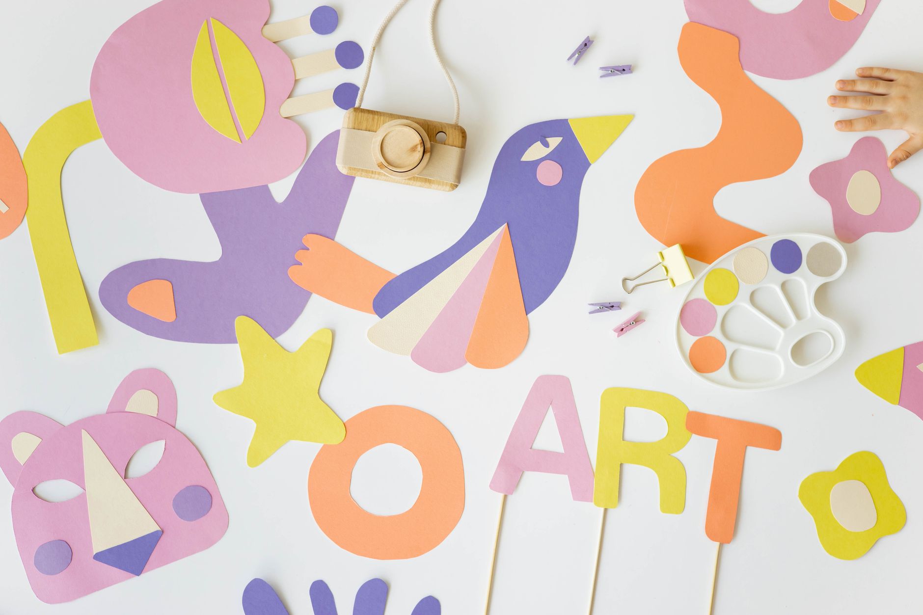 How to Upcycle Old Magazines and Packaging into Colourful Mixed-Media Collage Art